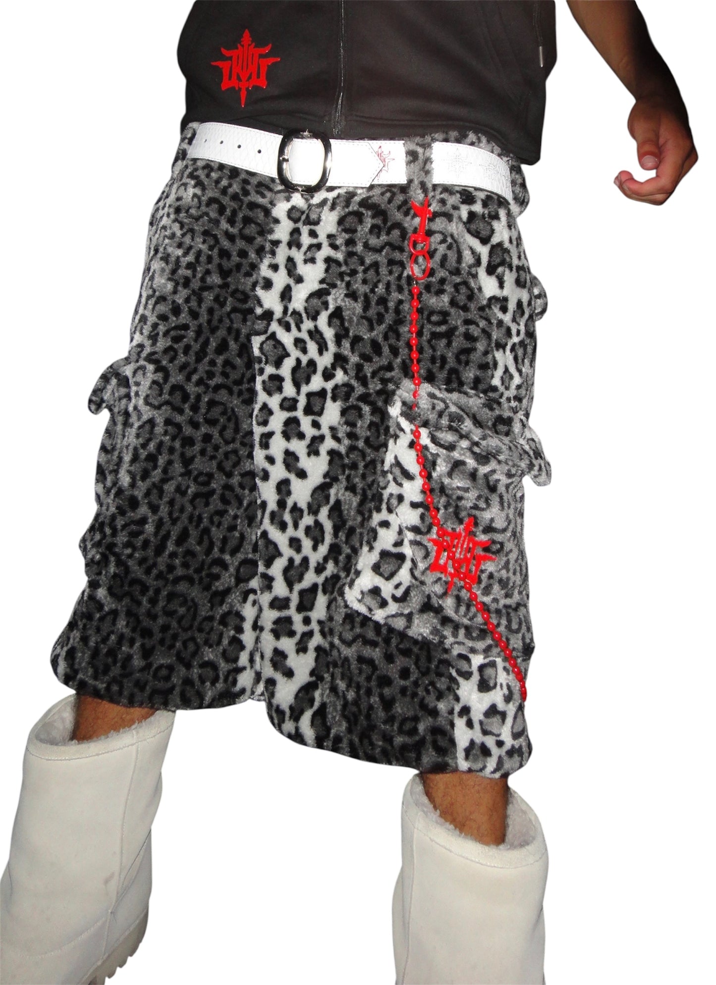 Sigil Snow Leapord Shorts